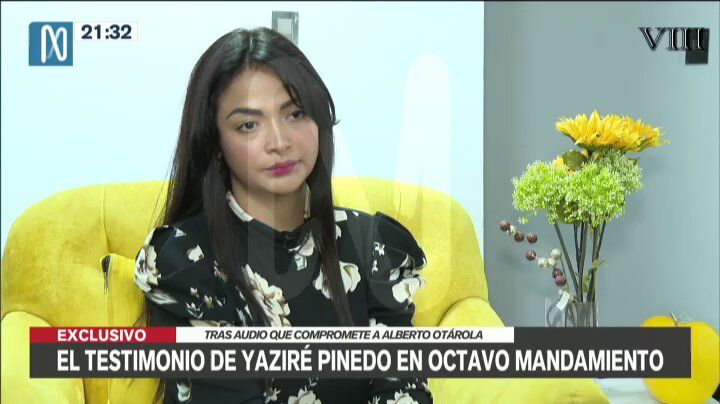 Yaziré Pinedo  se confiesa  y acepta que tuvo fugaz relación sentimental con Otárola
