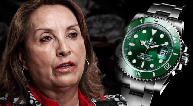 Fiscalía cita a Dina para el 05 de abril y le exige lleve todos sus relojes Rolex 