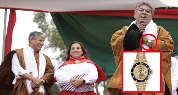 Gobernador Regional del Cusco acepta que sus relojes Rolex “son bambas”