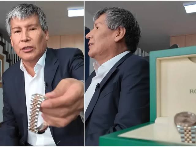 Fiscales realizan diligencias en la oficina del gobernador Wilfredo Oscorima e incautan tres relojes Rolex y una pulsera de alta gama
