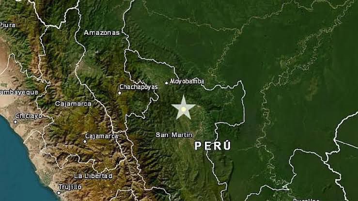 Sismo de 4.9 remeció la región San Martín esta madrugada Epicentro se ubicó a 21 kilómetros al suroeste de Lamas