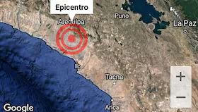Terremoto en Arequipa de magnitud 7.0 