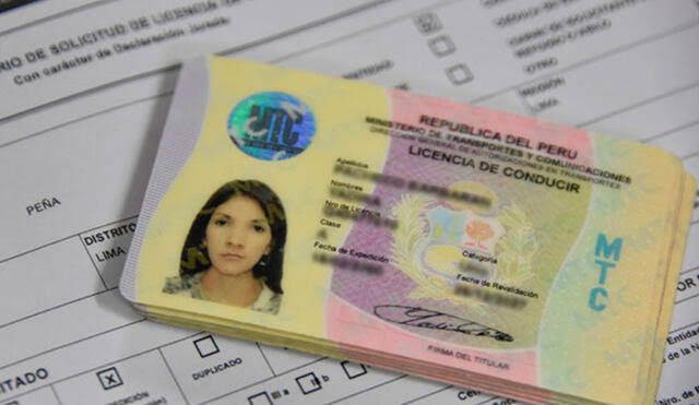 Atención! Licencia de conducir solo podrá tramitarse en la región de domicilio que figura en el DNI
