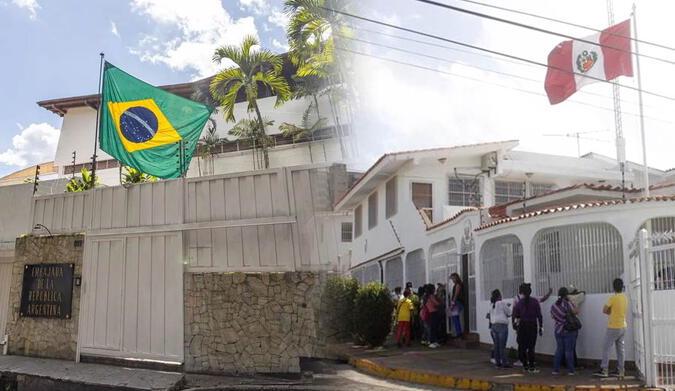Brasil asume representación diplomática y consular de Perú y Argentina en Venezuela