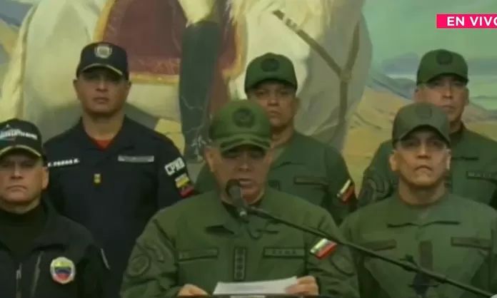 Fuerzas Armadas de Venezuela ratifican su “absoluta lealtad” al presidente Nicolás Maduro