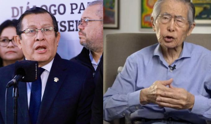 Presidente del Congreso pide suspender la pensión vitalicia para Alberto Fujimori