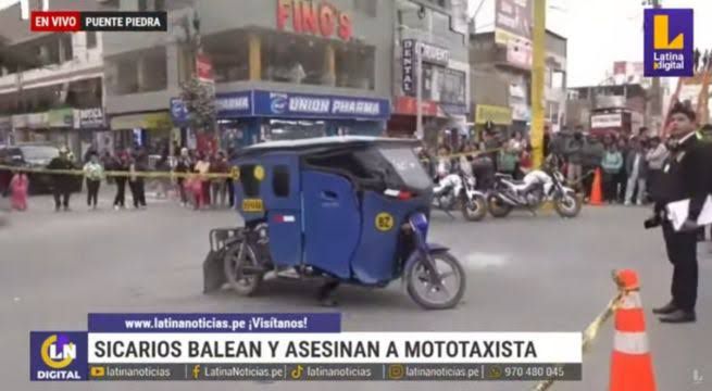 Extorsionadores no perdonan ni a las mototaxis.