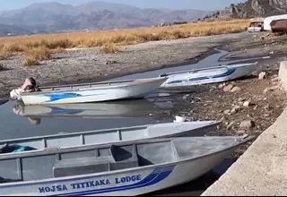 Aguas en Lago Titicaca ha bajado casi 60 cm.