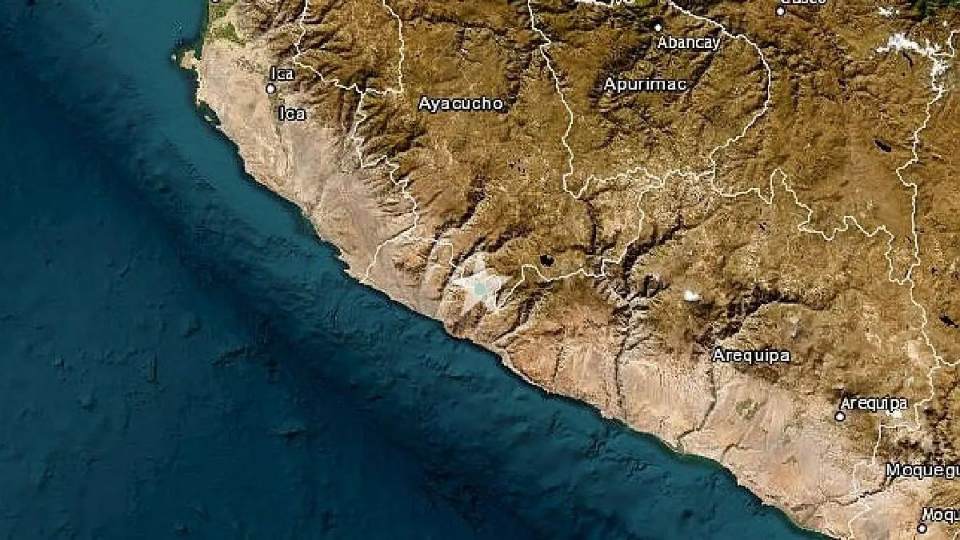 El epicentro del sismo se ubicó a 39 kilómetros al norte de Chala