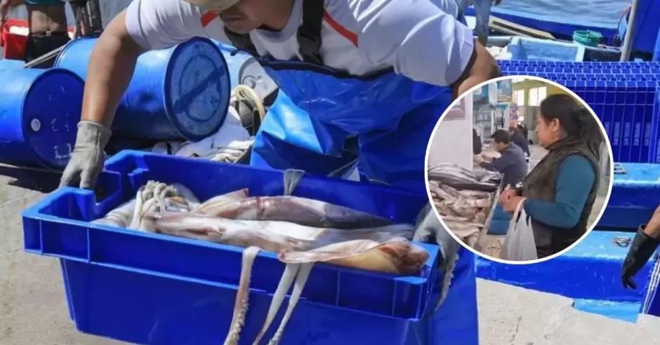 ¿Y la Pota? Se reporta desabastecimiento en los mercados. Sube hasta 20 soles el kilo 