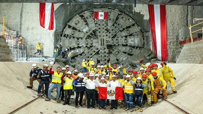 Línea 2 del Metro: Tuneladora Delia llegó hasta la estación Plaza Bolognesi