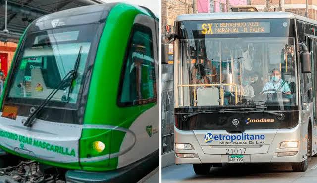 Conoce los horarios del transporte público en Lima y Callao para este feriado largo