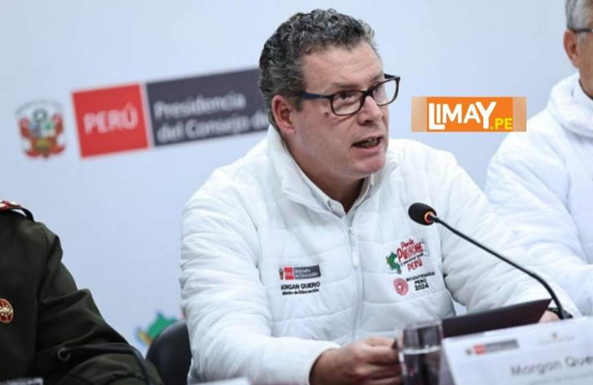 TITULAR DE EDUCACIÓN MORGAN QUERO MINIMIZA PARO PERO EVALÚA SUSPENSIÓN DE CLASES PRESENCIALES