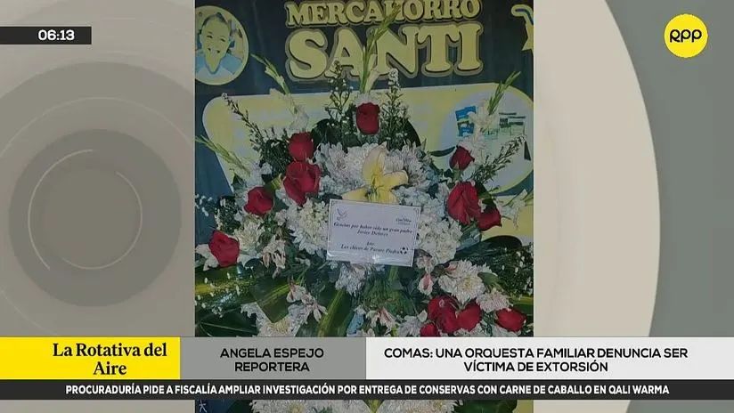 Extorsionadores piden pago de 30 mil soles a orquesta 