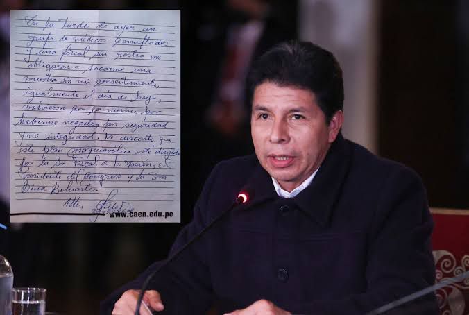 Pedro Castillo: "Ni secuestrado me callarán" aseguró en mensaje de desde prisión