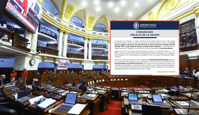 Congresistas en la mira: Fiscalía investiga a siete por presunto peculado tras viaje a cumpleaños financiado por el Congreso