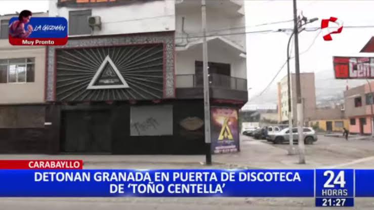 Carabayllo: Explosivo ataca discoteca de Toño Centella 
