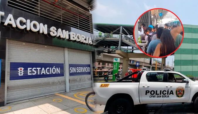Hombre pierde la vida en la estación San Borja del Metro