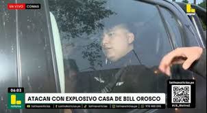 Explosión en la casa de Bill Orosco: un acto de extorsión al artista