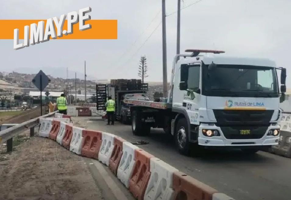 Cierre indefinido del Puente Conchán por hundimiento en la vía 