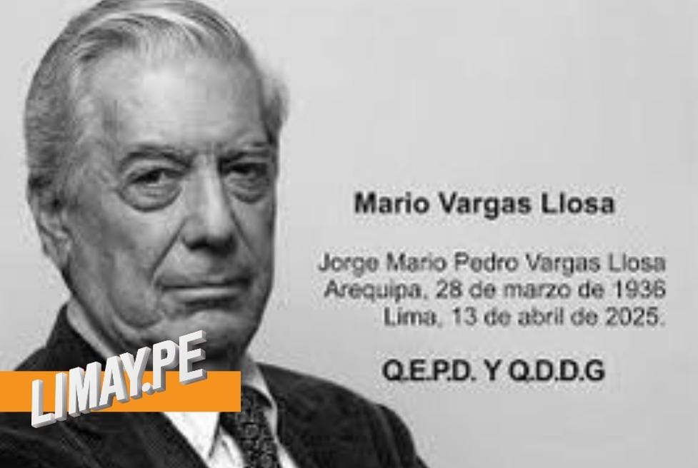Vargas Llosa: Perú de luto oficial