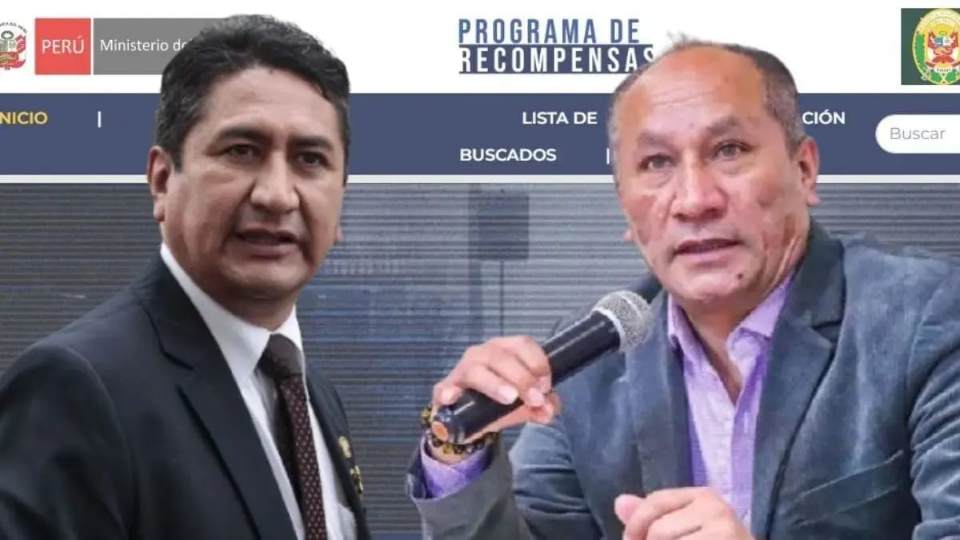 ¡Fuera del radar! Cerrón y Silva ya no figuran en lista de los más buscados del Mininter