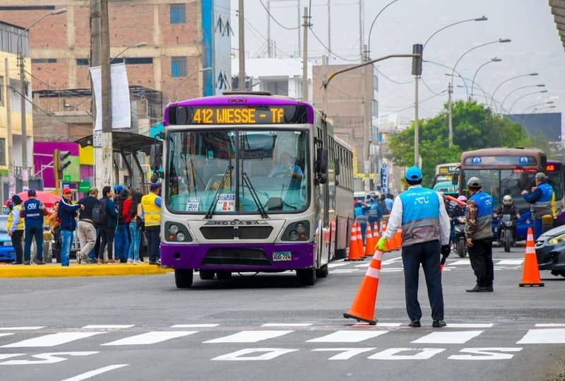 Corredor Morado: buses vuelven a  operar desde mañana miércoles