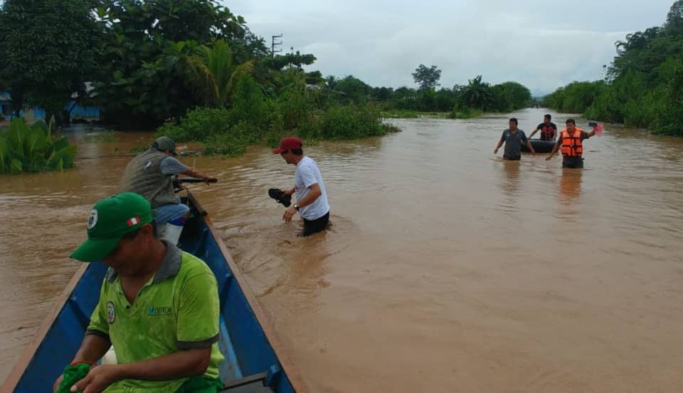 Oxapampa: Decenas de damnificados deja desborde de río Pichis