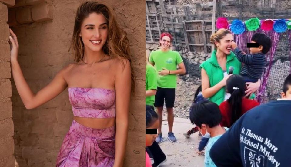Alessia Rovegno realizó labor social previo a la final de Miss Perú 
