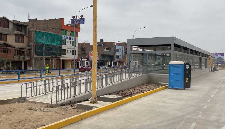 Nuevo tramo del Metropolitano no tiene fecha de funcionamiento con buses