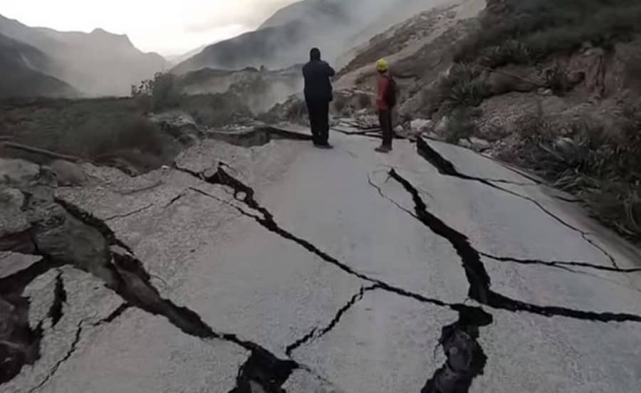 Áncash: falla geológica inhabilita carretera y aísla a tres comunidades