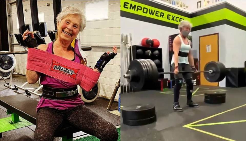 Video viral: Anciana de 71 años es campeona internacional de levantamiento de pesas 