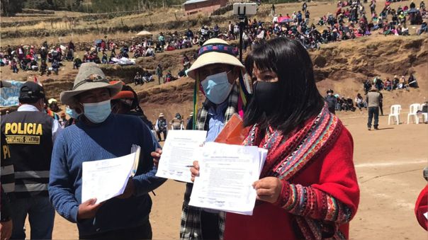 Apurímac:  Suspenden bloque en el corredor minero sur en Cotabambas