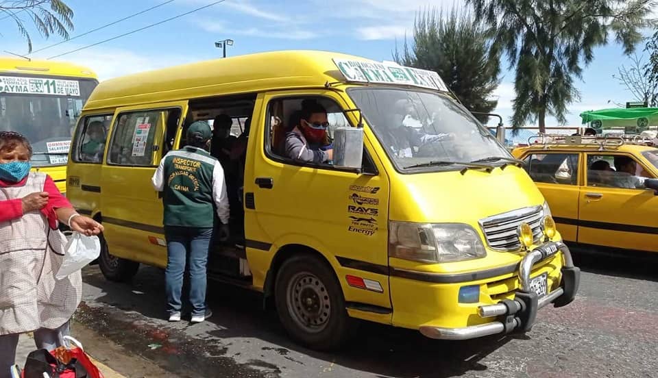 Arequipa: multan 12 vehículos de transporte público donde no se respetaban los protocolos