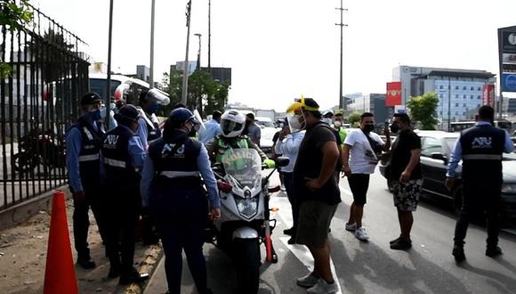 Surco: Al menos 40 conductores informales agreden a fiscalizadores de ATU 