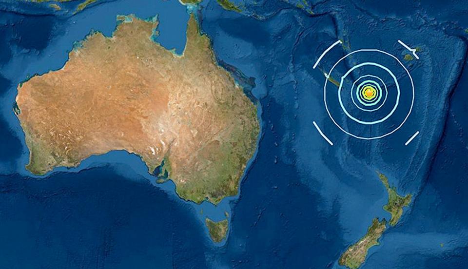 Australia y Nueva Zelanda reportan Tsunami