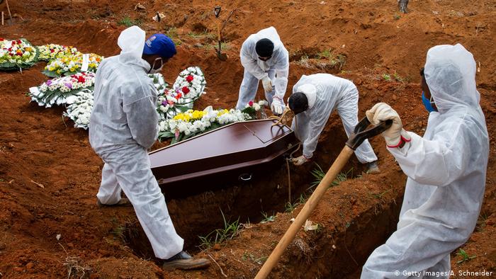 Brasil reporta más de mil muertos y 28.636 nuevos casos por COVID-19 en 24 horas