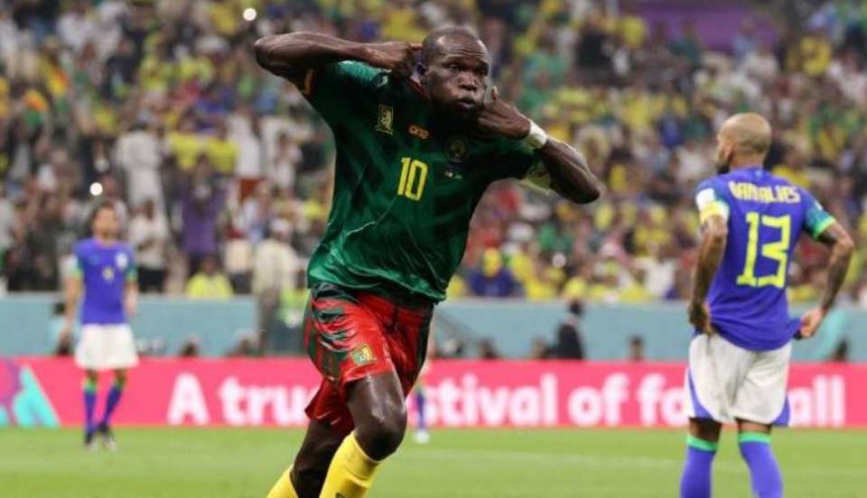Camerún derrotó a Brasil