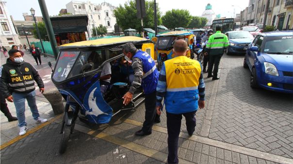 Cercado de Lima: Municipalidad multó a más de 2 mil mototaxistas informales