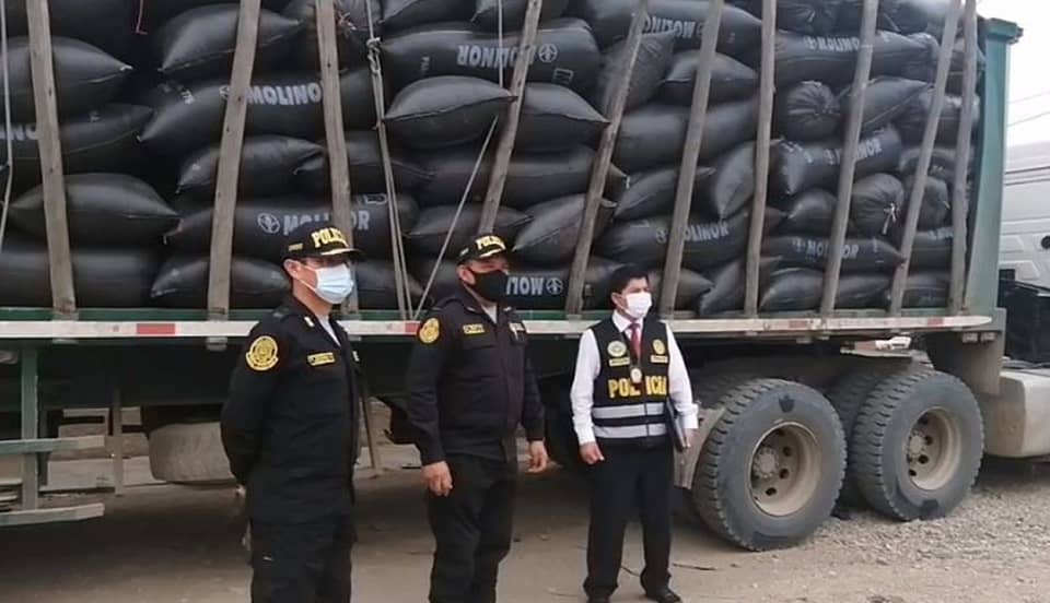 Chiclayo: Poder Judicial ordena prisión para sujetos que robaron sacos de arroz de tráiler