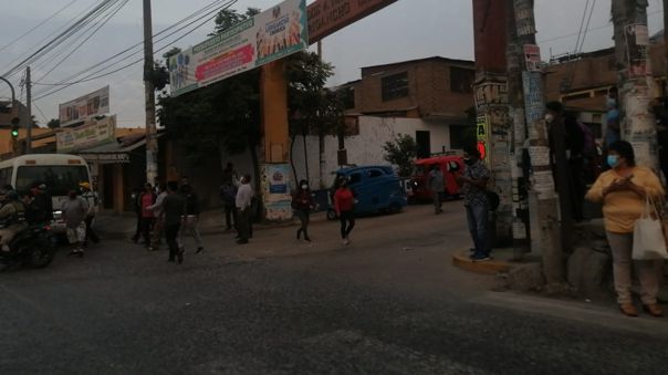 Chosica: Transportistas bloquearon la Carretera Central 