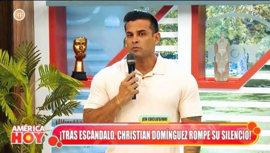 Christian Dominguez abordó por primera vez el ampay que difundió MagalyTV: La Firme