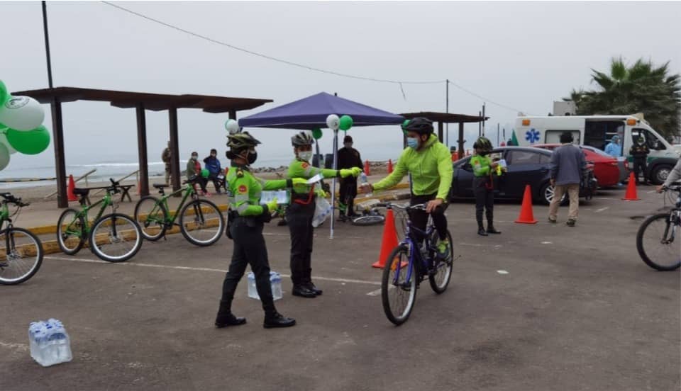 Policía inicia campaña de sensibilización para uso adecuado de la bicicleta en la vía pública