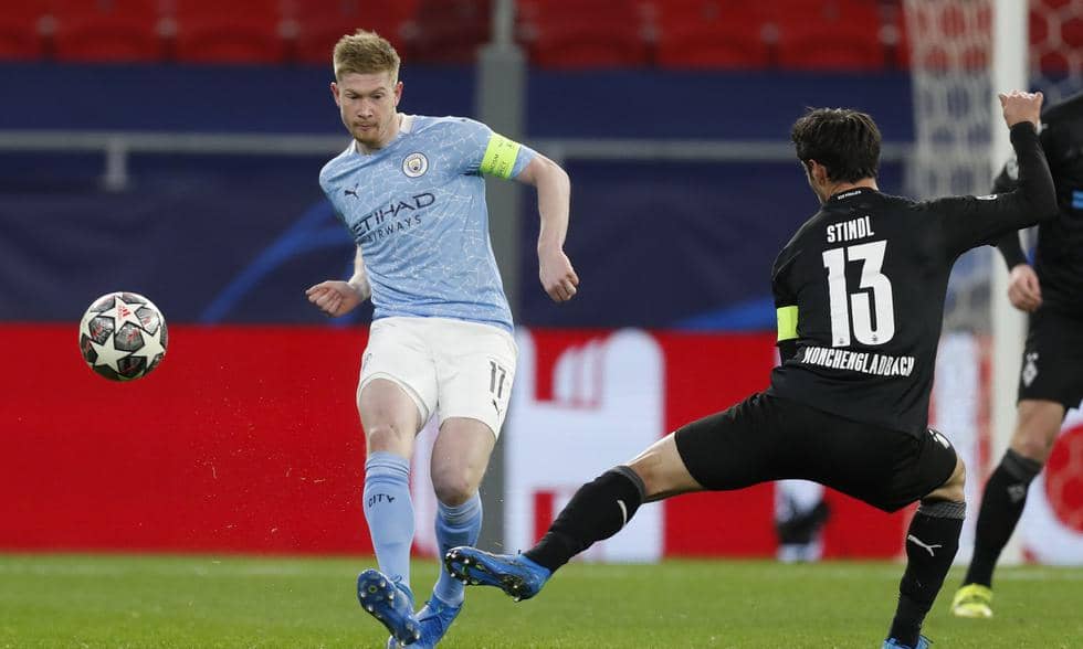 Champions: Manchester City supera 2-0 al Moenchengladbach y accede a cuartos de final [VIDEO]