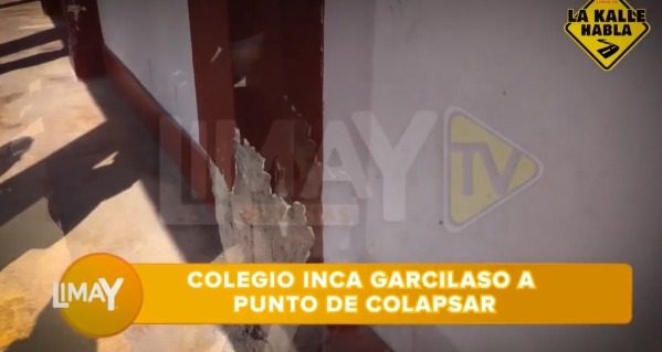 Independencia: Colegio Inca Garcilaso a punto de colapsar