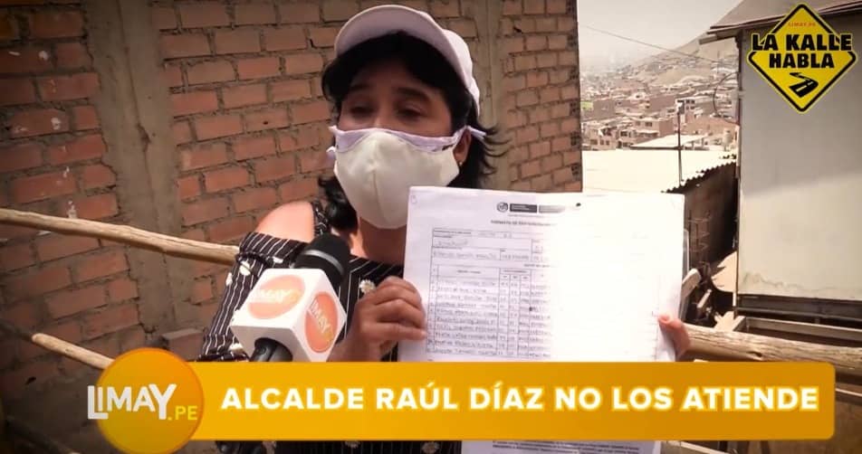 ¡Denuncia! Adultos mayores reclaman abandono de su alcalde Raúl Díaz