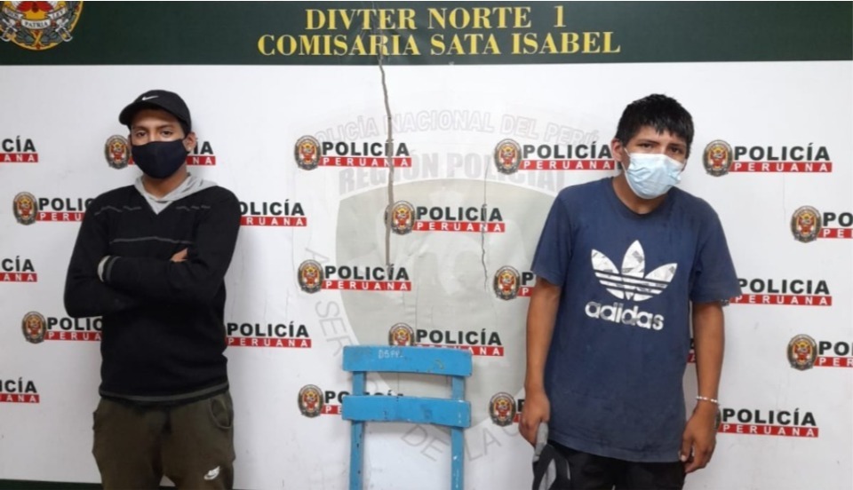 Comas: Serenazgo captura a delincuentes entre las avenidas San Felipe y Túpac Amaru
