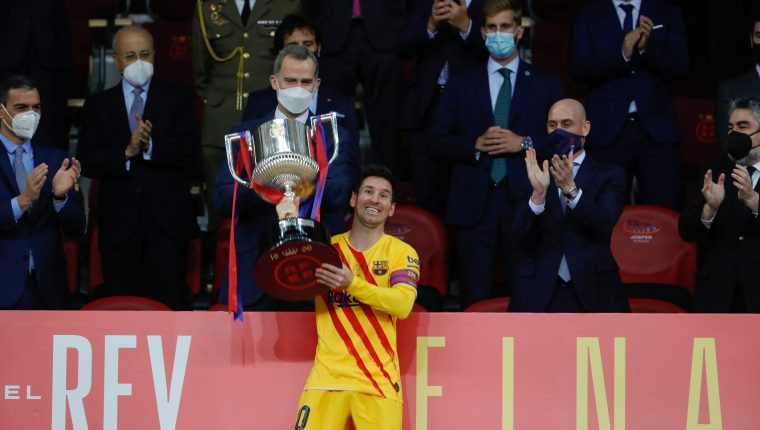 Lionel Messi gana la Copa del Rey