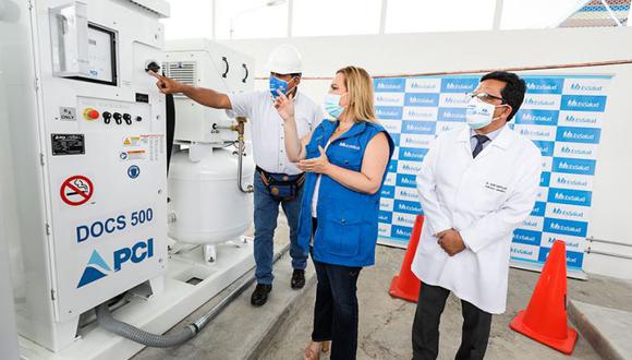 COVID-19: EsSalud instala planta de oxígeno en el hospital Rebagliati 