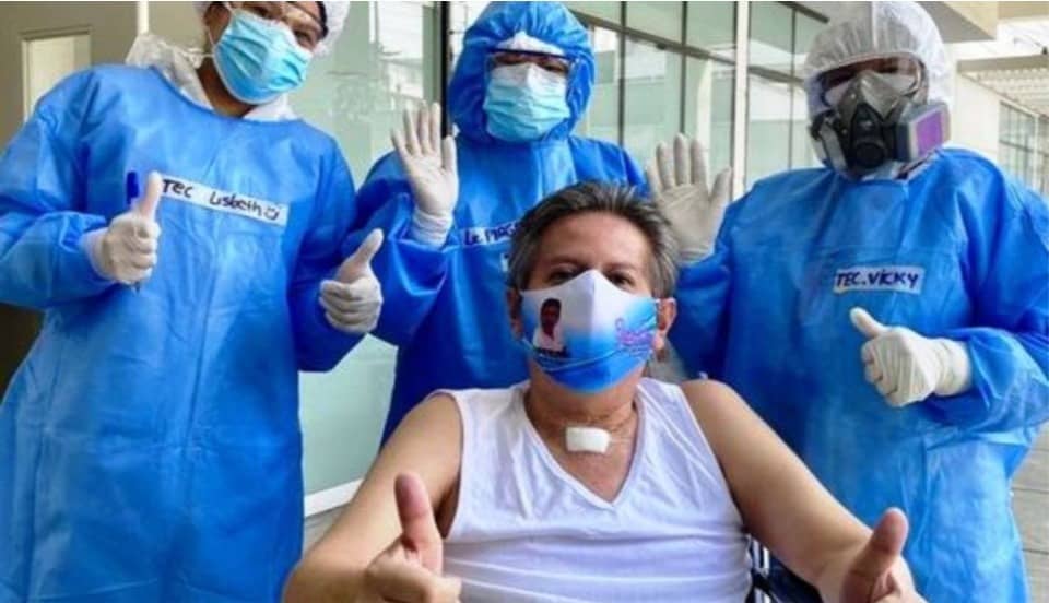 COVID-19: Médico huanuqueño vence al virus tras permanecer 85 días en el Hospital Ate Vitarte